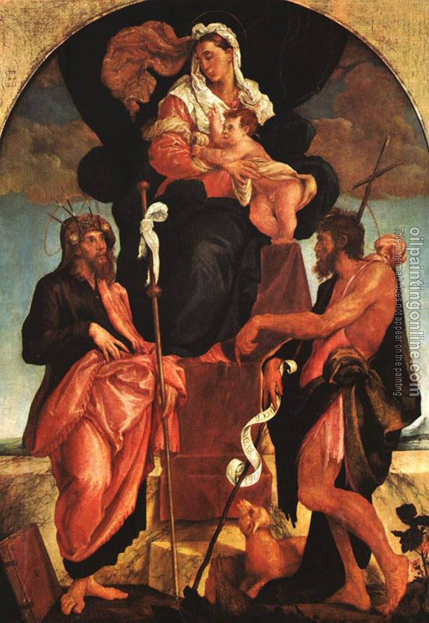 Bassano, Jacopo - Madonna And Child With Saints